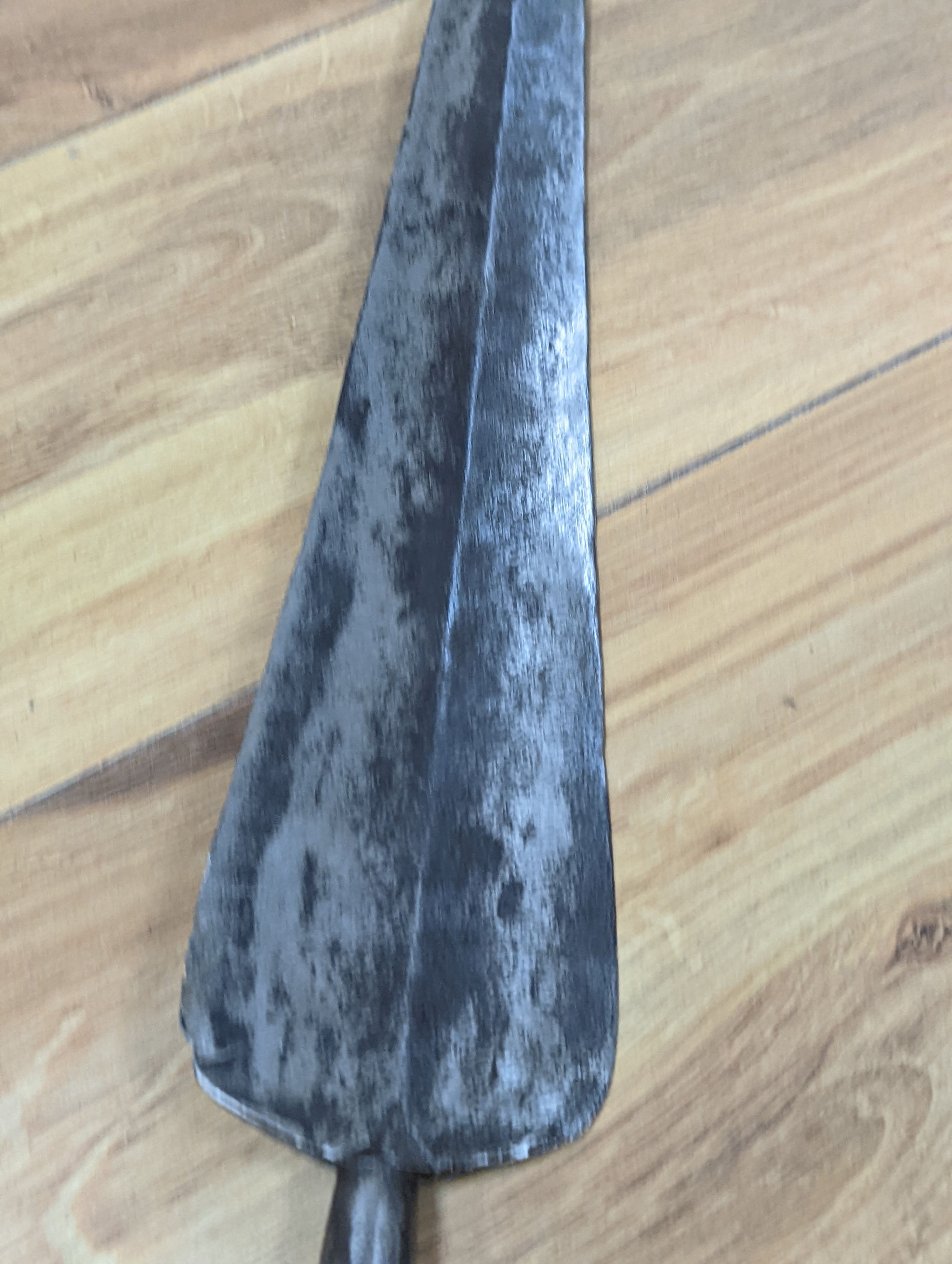 Two West African spears 236cm